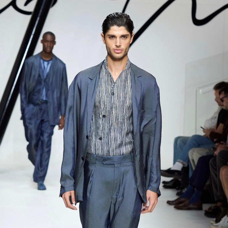 "لؤي علامة" يشارك في عرض مجموعة Giorgio Armani 