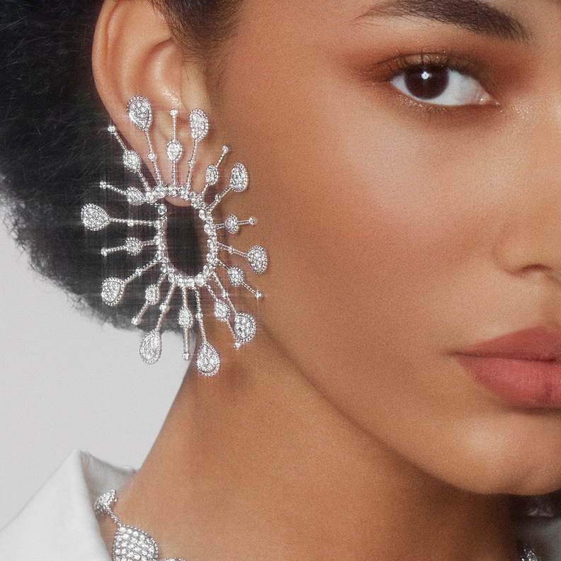 BOUCHERON – Serpent Bohème Solarité hoop earrings & necklace