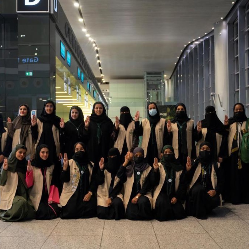 "كشافة درع" تشارك في مهام تطوعية لخدمة حجاج بيت الله