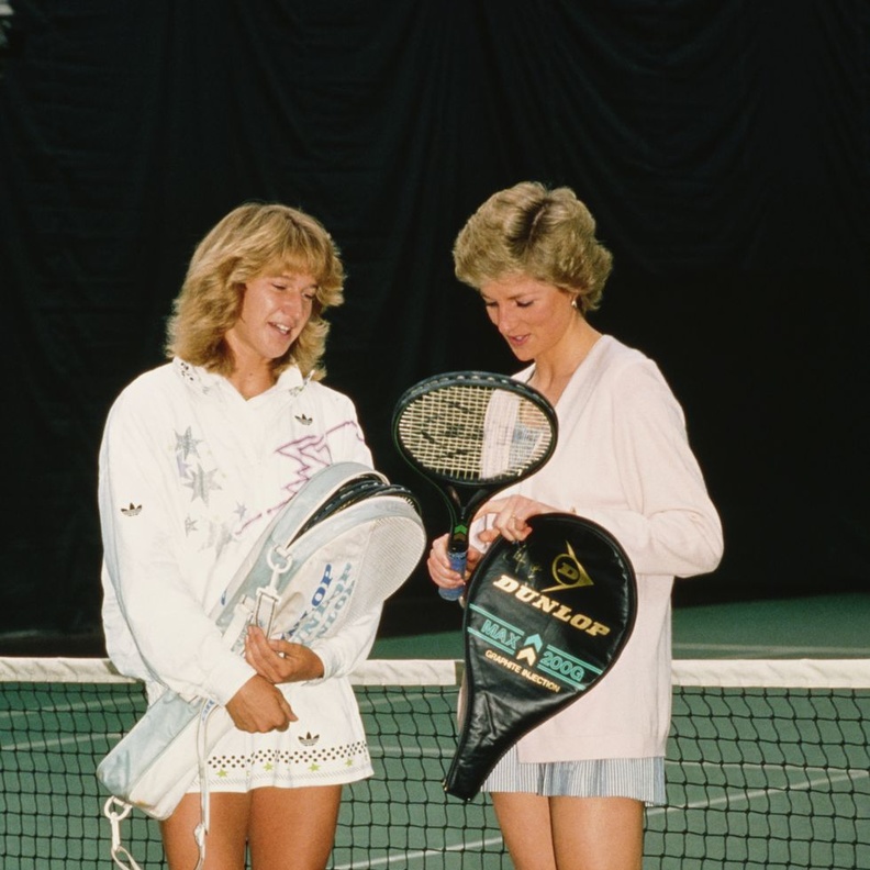 مناسبات شوهد فيها أفراد العائلة المالكة البريطانية أثناء ممارستهم رياضة التنس