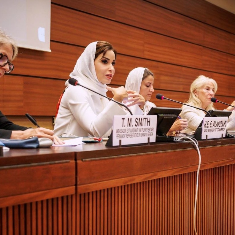 الدكتورة إيمان المطيري في جنيف: السعوديات بمراتب وزارية وممتازة وسفراء