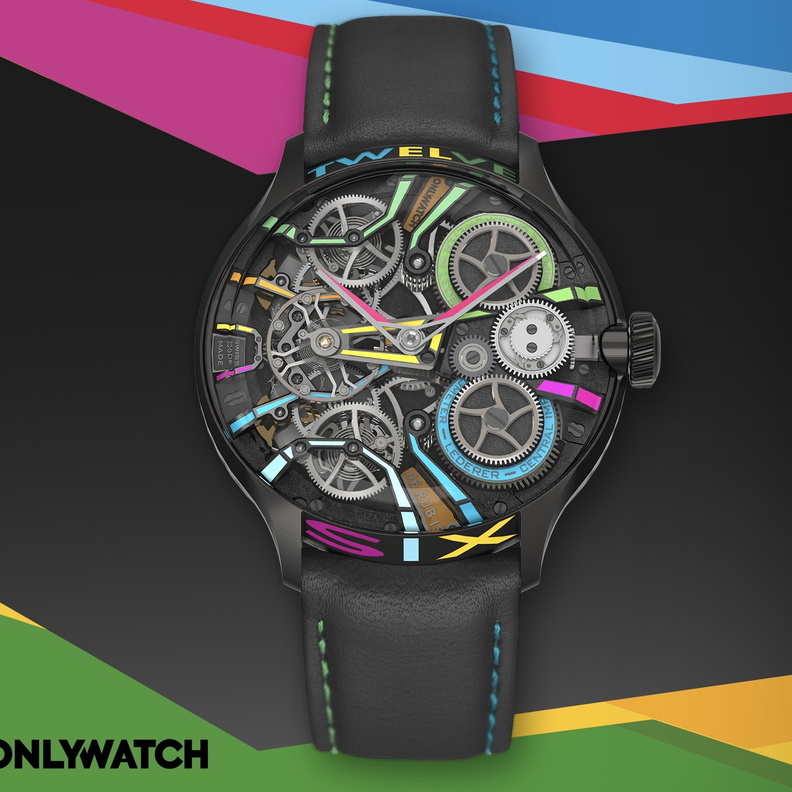 ساعة عصرية بميناء ملوّن من Lederer تناسب إطلالاتك الرياضية