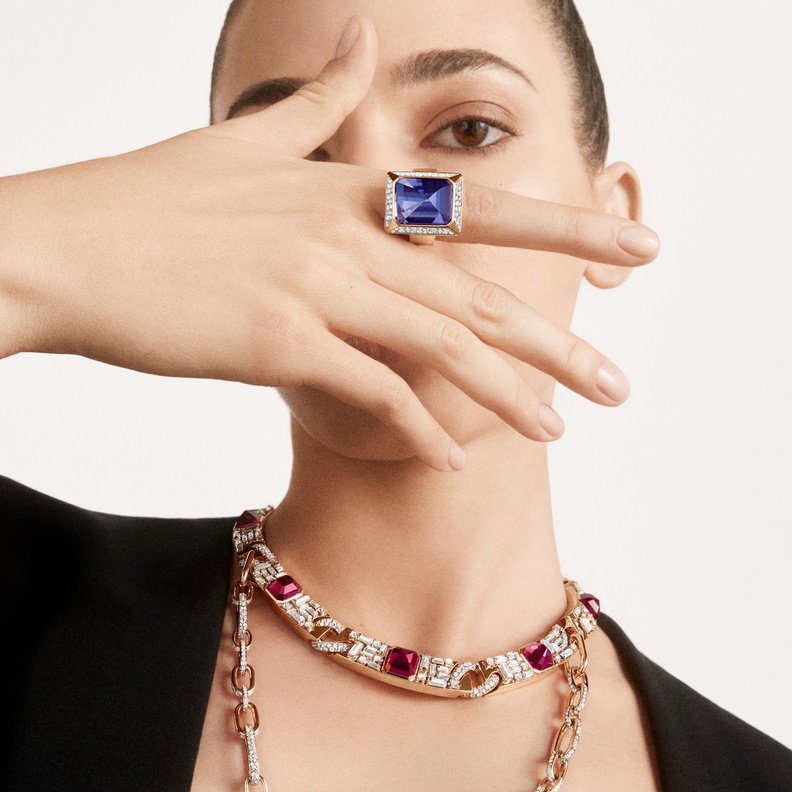 2023 POMELLATO HIGH JEWELRY COLLECTION-CASTELLO RING AND NECKLACE