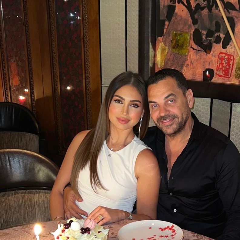 نيكول سعفان وطارق العريان