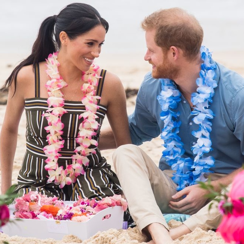 مناسبات شوهد فيها أفراد العائلة المالكة البريطانية على الشاطئ