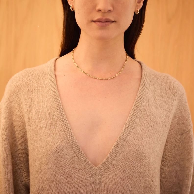 عقد ذهبي ناعم من شيرمان فيلد Sherman Field