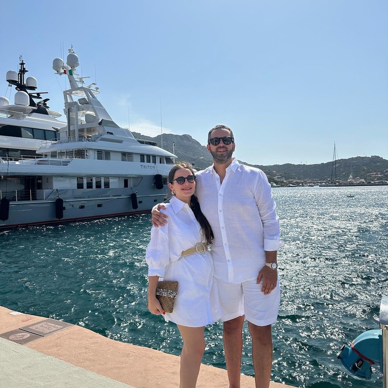 شام الذهبي وزوجها