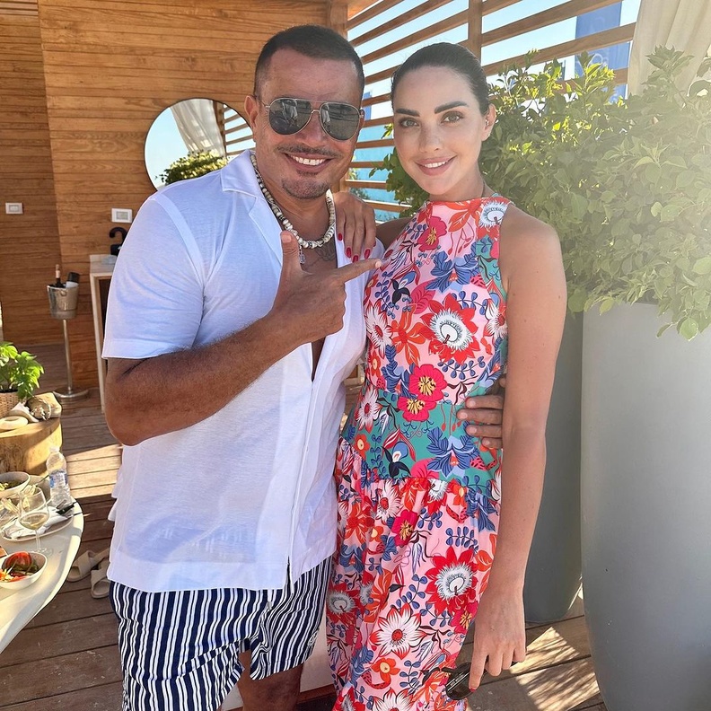 عمرو دياب وداليدا خليل