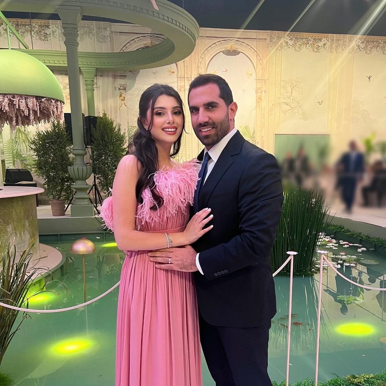 ماريتا الحلاني وزوجها