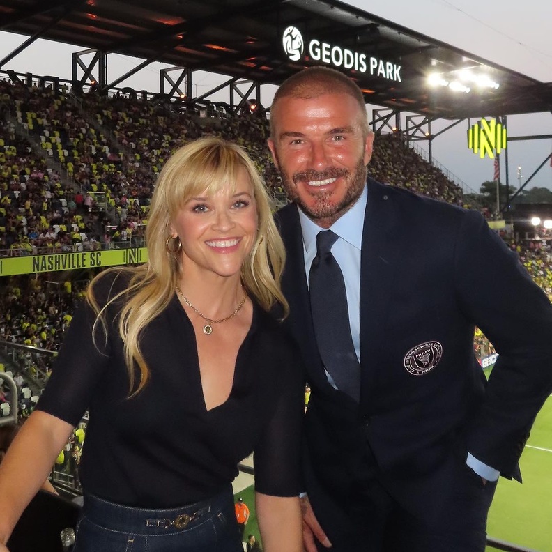 ديفيد بيكهام و ريس ويذرسبون