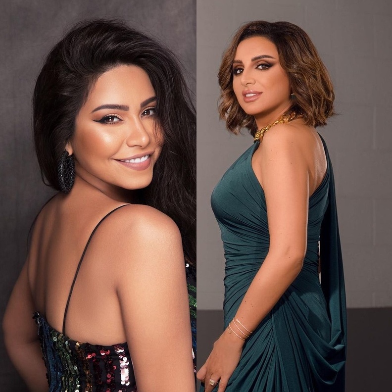 أنغام وشيرين عبد الوهاب