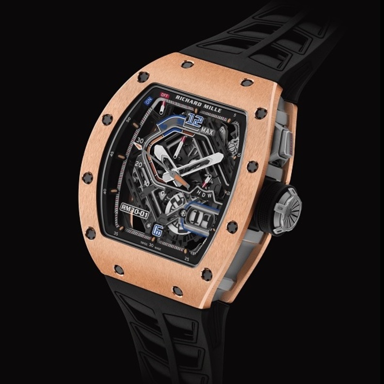 ريتشارد ميل تطلق ساعة RM 30-01 أوتوماتيك بدوار قابل للفك