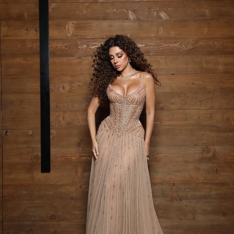 فساتين للعروس من وحي النجمات انستقرام@myriamfares