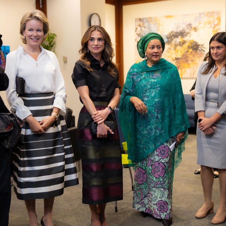 الملكة رانيا تشارك في نيويورك بأحد برامج اليونيسف من أجل مناصرة الأطفال 