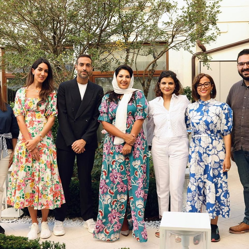 الأميرة ريما بنت بندر تلتقي فريق مؤسسة البحر الأحمر السينمائي في البندقية