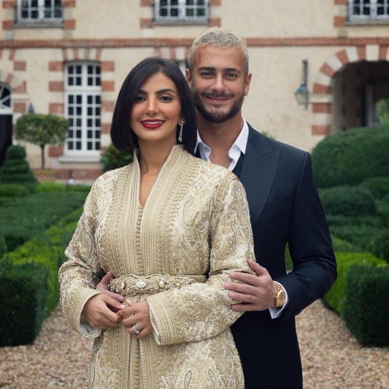 سعد لمجرد وزوجته