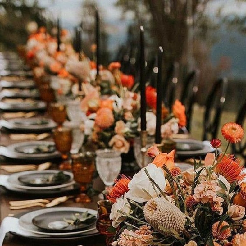 أفكار رائعة لحفلات الزفاف الخريفية، اختاري اجملها !