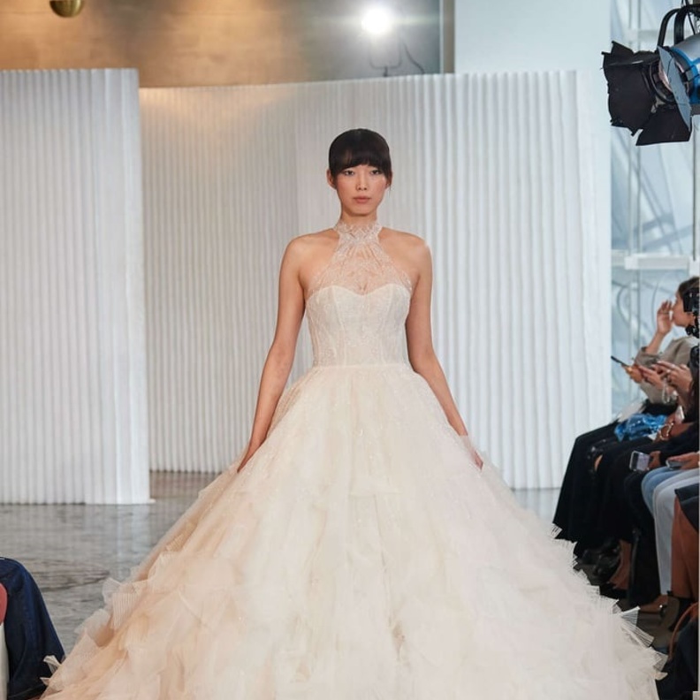 فساتين زفاف من أسبوع الموضة العرائسي@inesdisanto