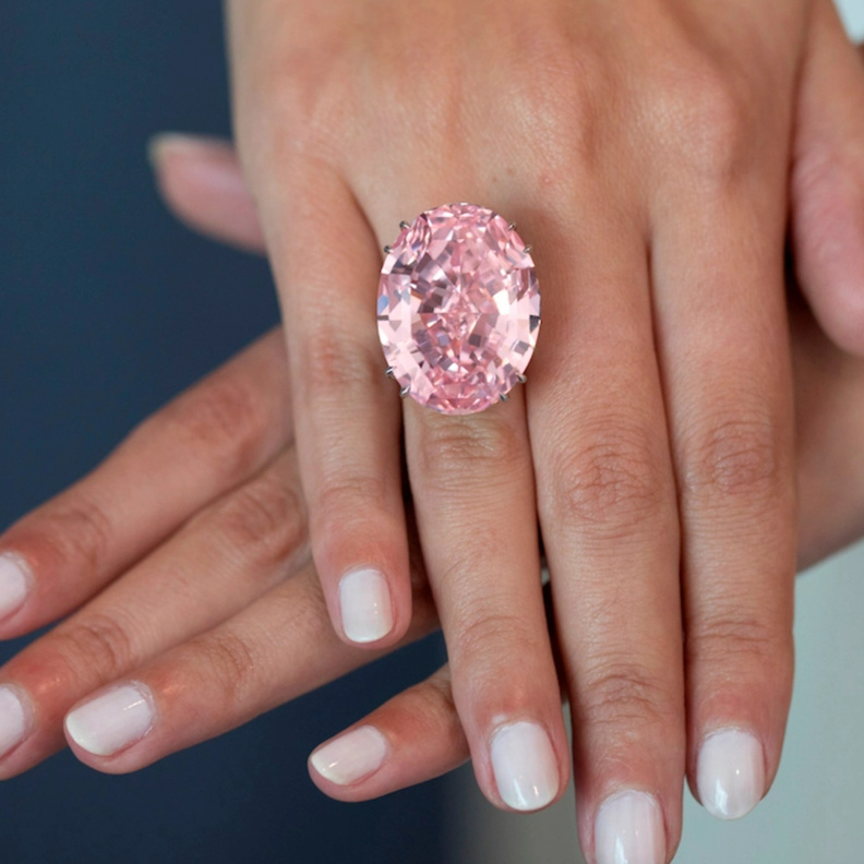 ماسة The Pink Star - الصورة عن موقع Only Natural Diamonds
