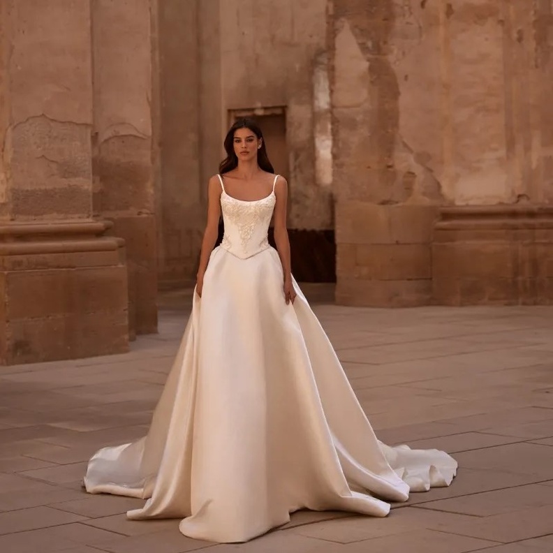 فساتين زفاف منفوشة من أسبوع الموضة العرائسي في نيويورك@millanova