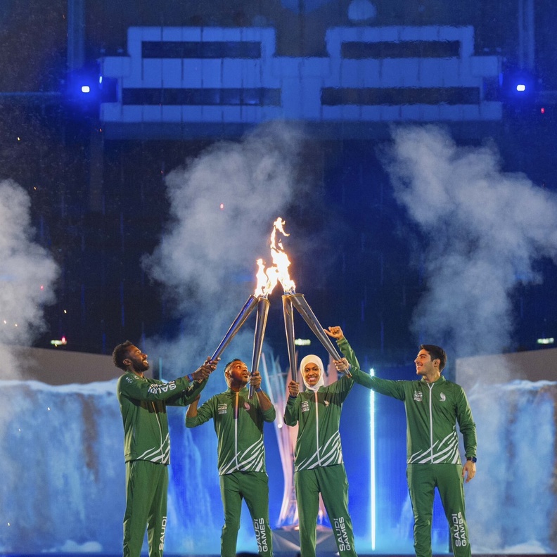 حفل افتتاح استثنائي في انطلاق دورة الألعاب السعودية 2023