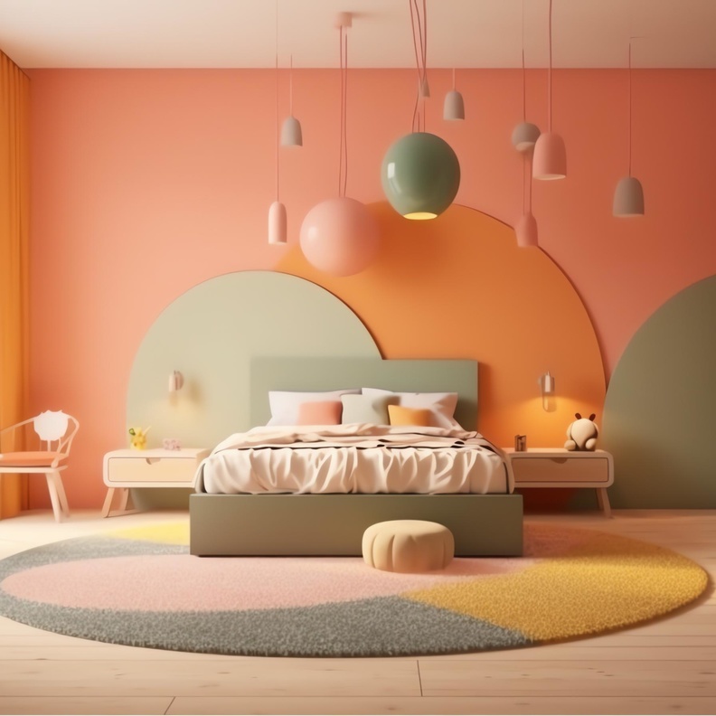 المكاتب الجدارية في غرف أطفال 2024