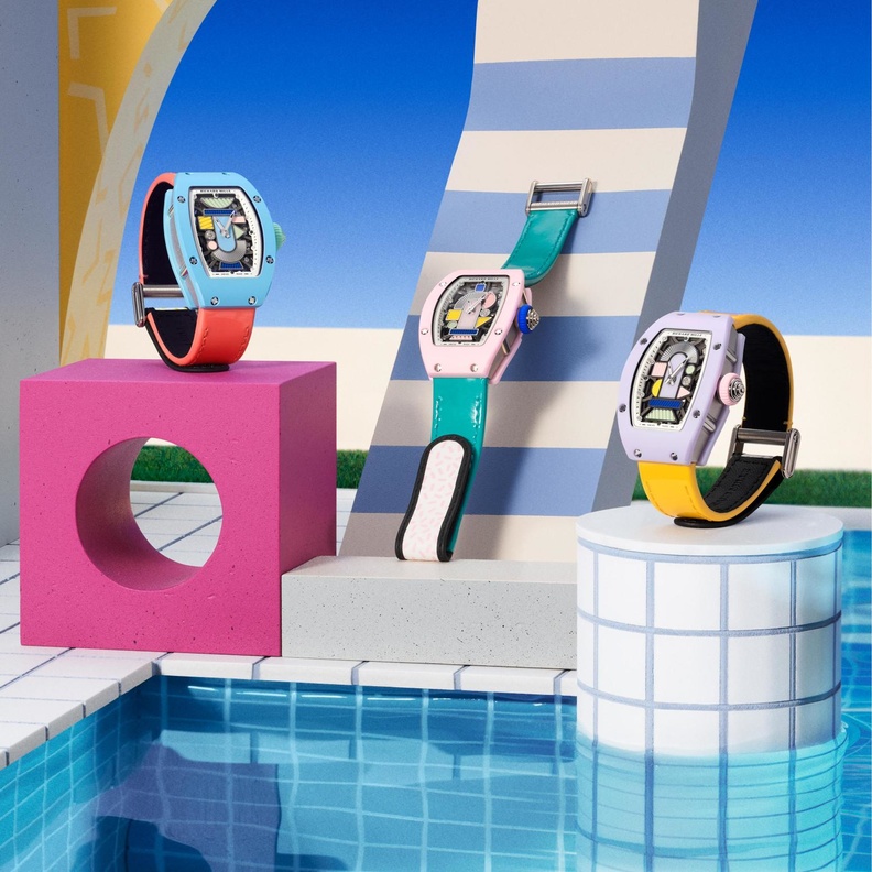 RM 07-01 كلرد سيراميك: ساعات إبداعية مفعمة بالألوان الصيفية من ريتشارد ميل