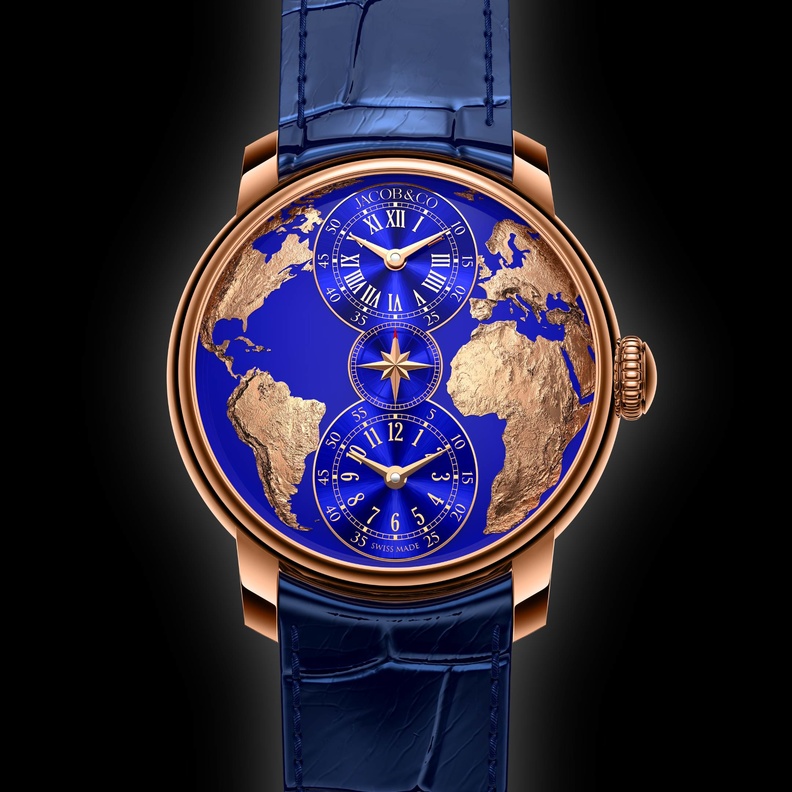ساعة The World Is Yours من جاكوب أند كو Jacob & Co تتألق بتصميم ابداعي واحترافي