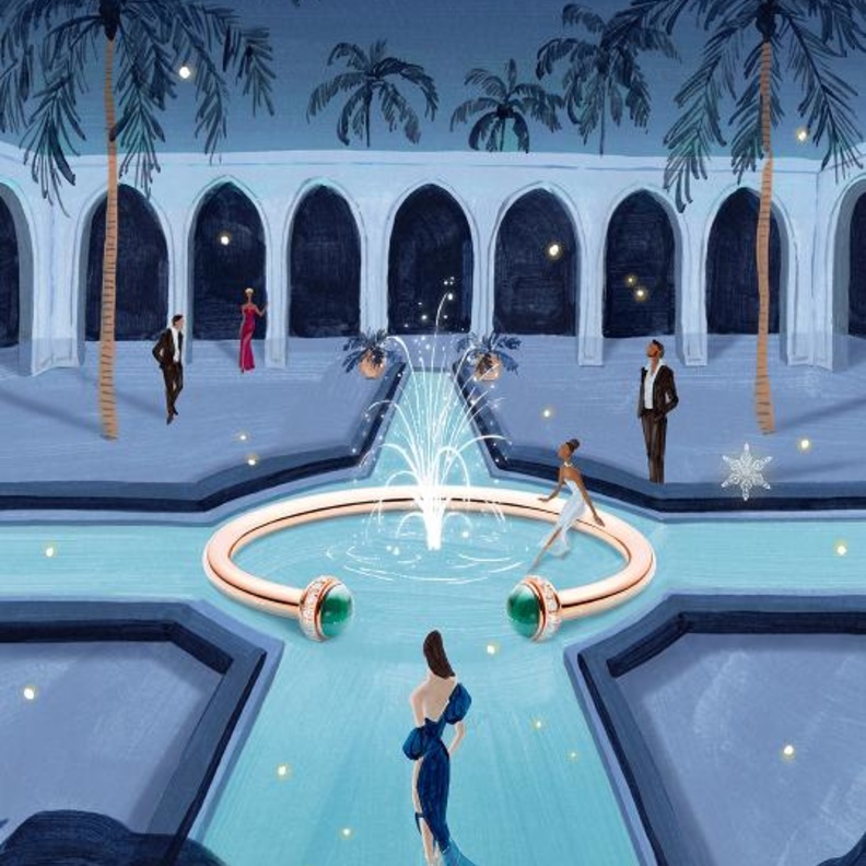 سوار Possession مفتوح من بياجيه 