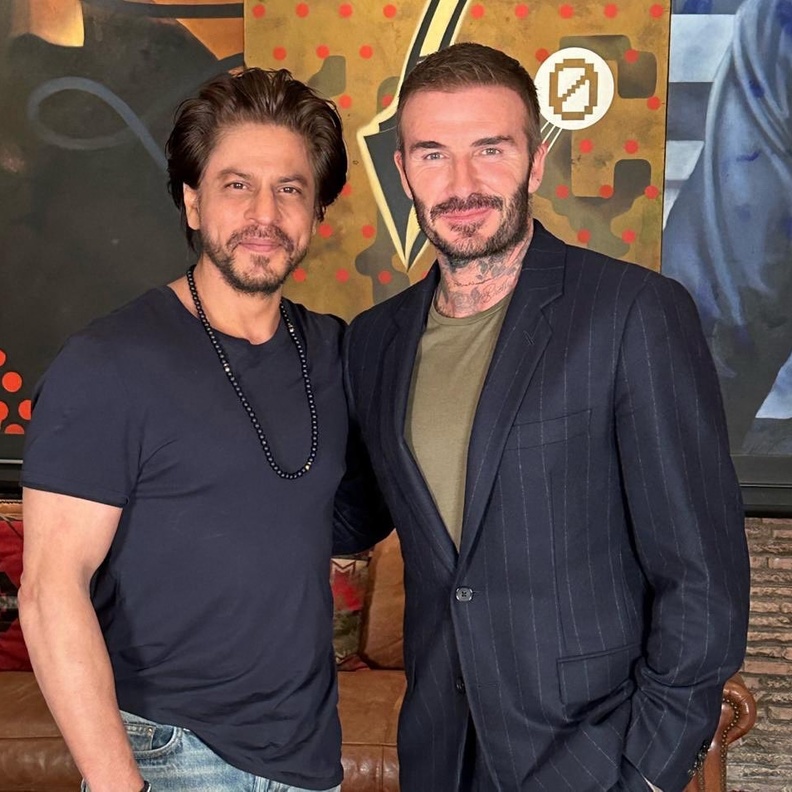 ديفيد بيكهام وشاروخان