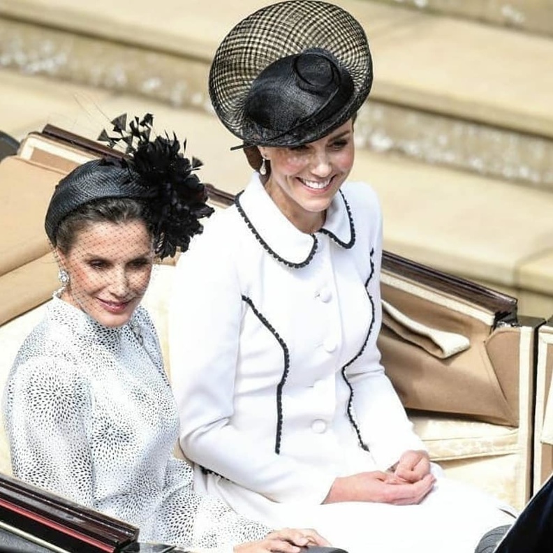 الملكة ليتيزيا والأميرة كايت ميدلتون