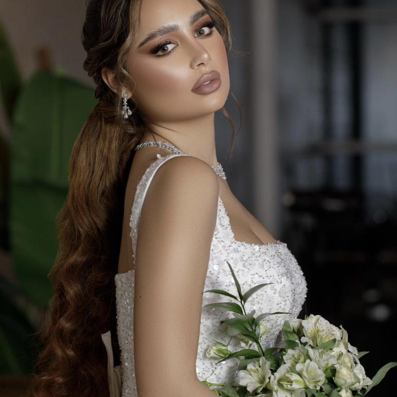 تسريحة عروس من أخصائيه التساريح  سيرينا مصطفى