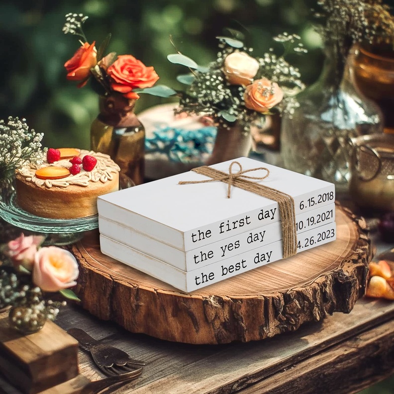 لماذا تستخدمين الكتب في حفل زفافك؟