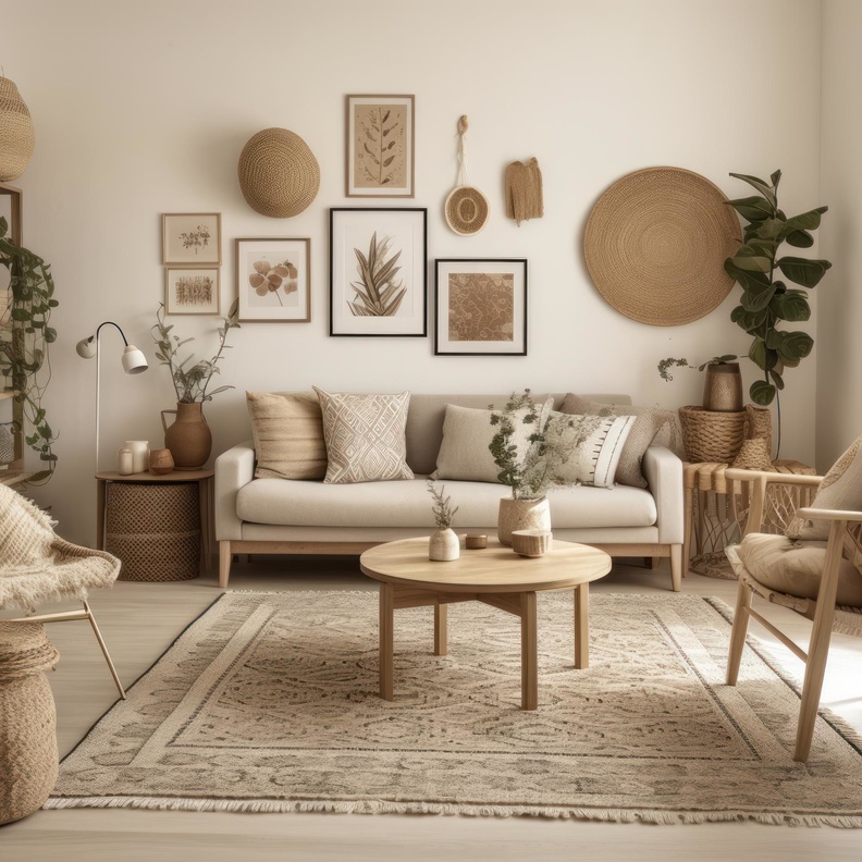 تعرفي على "التصميم الترابي" في ديكورات غرف المعيشة العصرية