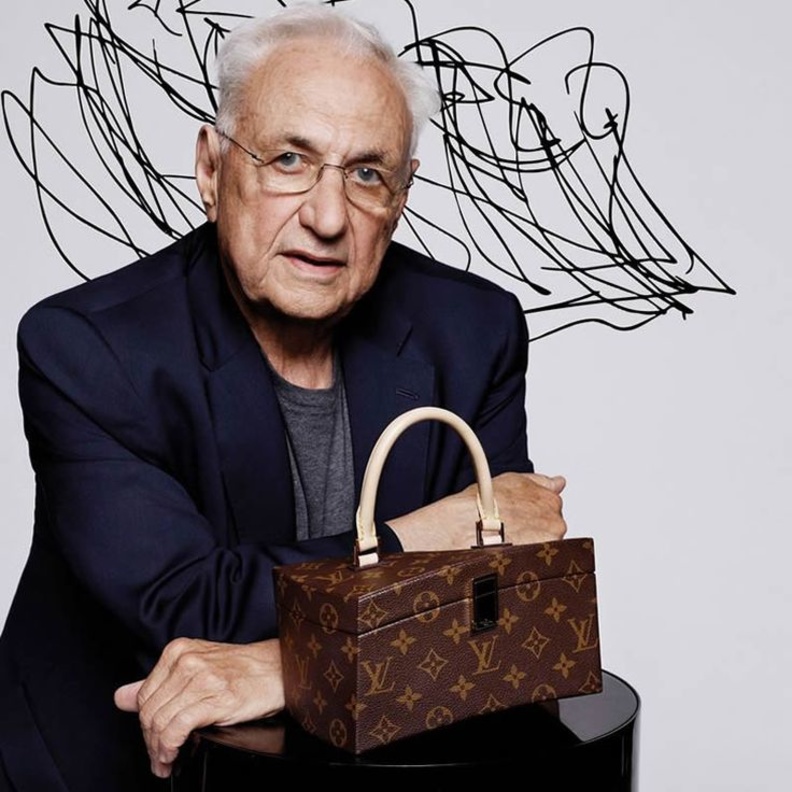 إبداع المهندس المعماري فرانك جيري في تصاميم حقائب لويس فيتون