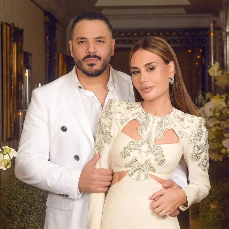 رامي عياش وزوجته