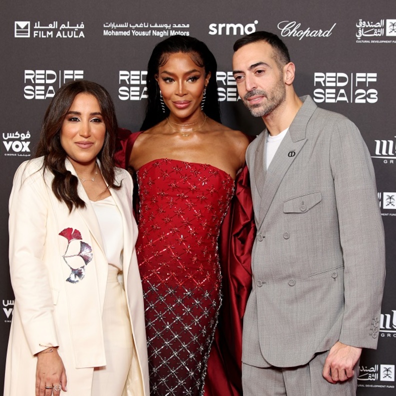 نعومي كامبل وجمانا الراشد ومحمد التركي