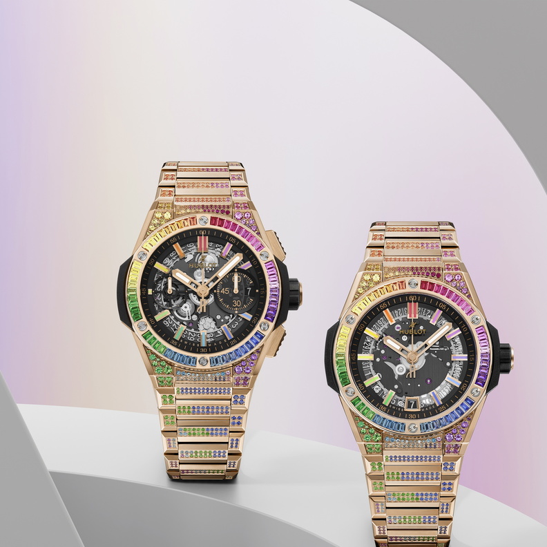HUBLOT_BIG BANG INTEGRATED KING GOLD RAINBOW