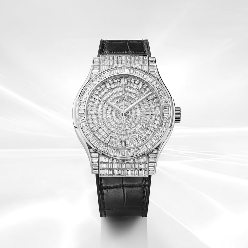 ساعة كلاسيك فيوجن هاي جويلري  من هوبلو... انصهارٌ تام بين تصميم المجوهرات والبراعة الحرفيّة