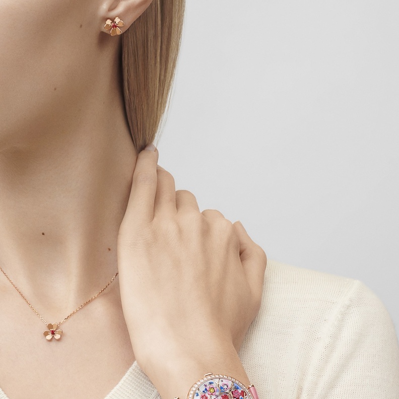 Lady Arpels Heures Florales Cerisier Watch