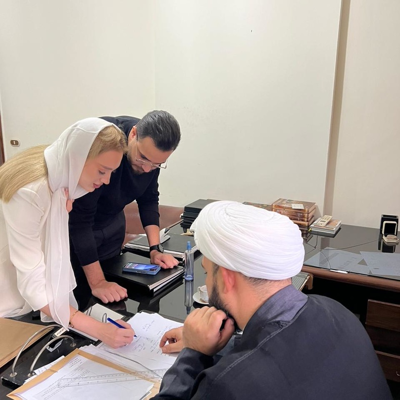 المهندس اللبناني الشاب رامي سبلاني ودارينا الأكرانية