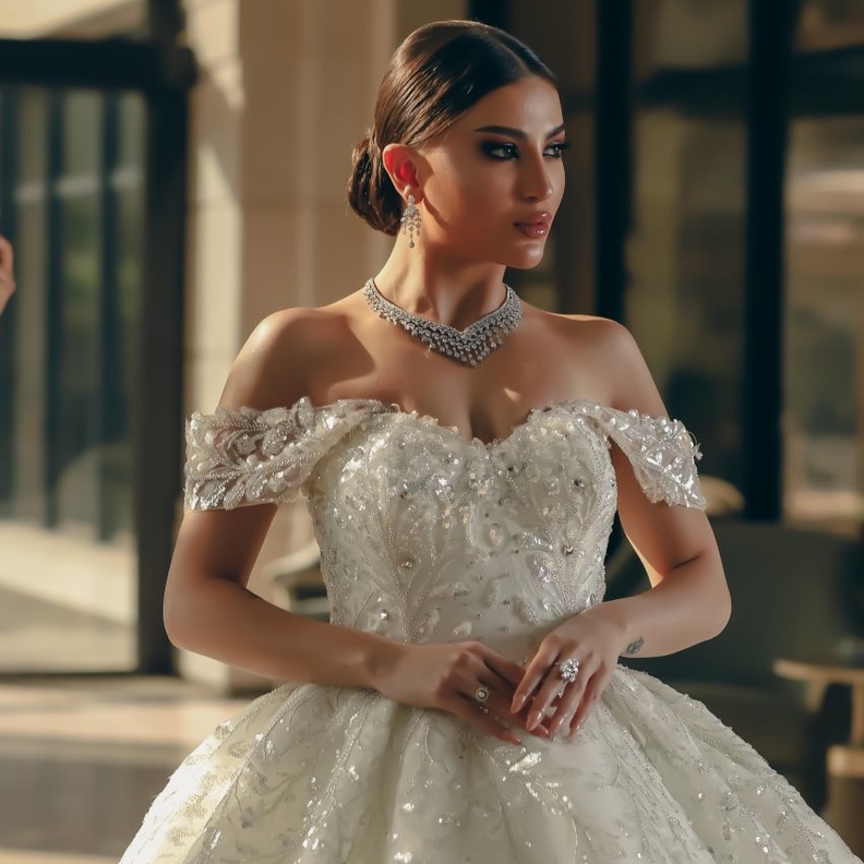 من تسريحات مصففة الشعر السعودية سنابل العيسى