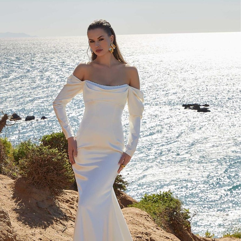 موديلات فساتين زفاف ناعمة وأنيقة من مجموعات ٢٠٢٤