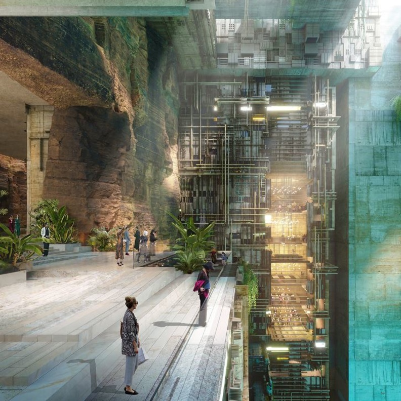 "أكويلم" وجهة مستقبلية فاخرة بين الجبال من نيوم 