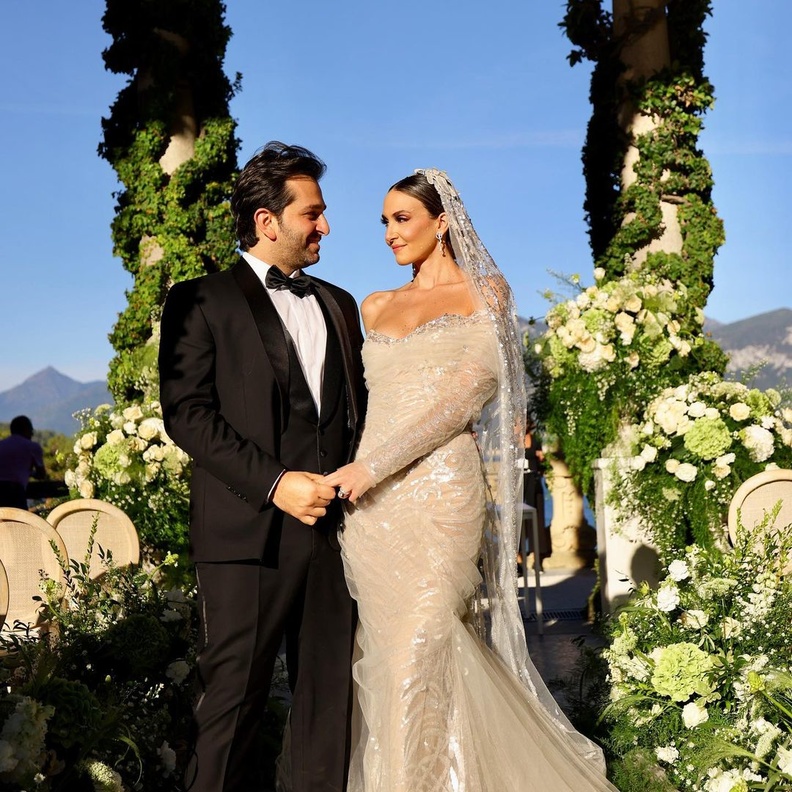 زفاف رومي شيباني وطبيب جراحة التجميل جورج سماحة