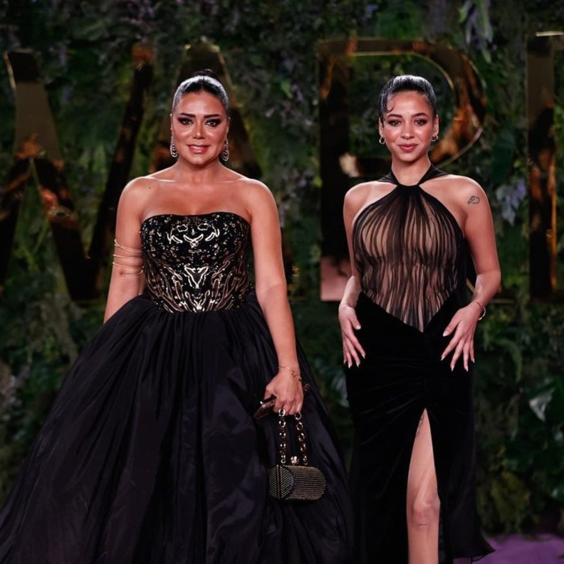 رانيا يوسف وابنتها نانسي