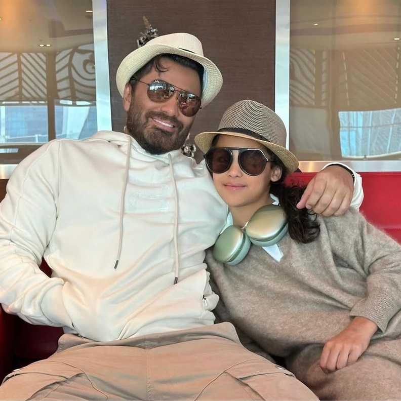 تامر حسني وابنته