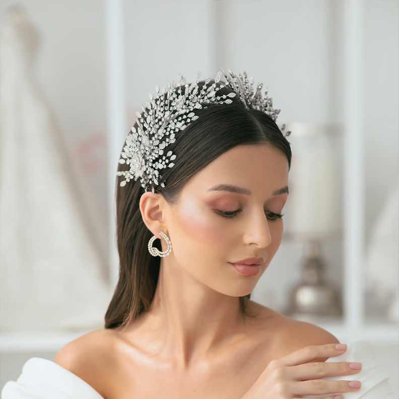 إكسسوارات شعر للعروس