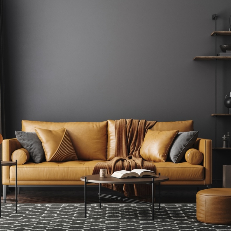 الجلد من أفخم الخامات التي تستخدم في صناعة الأثاث