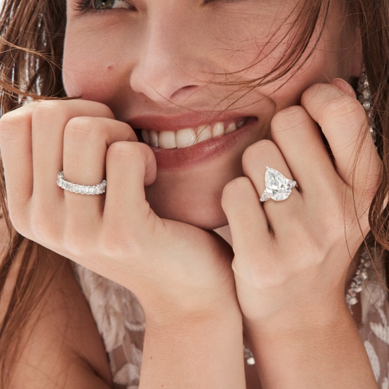 خاتمان مرصّعان بالألماس من غراف Graff